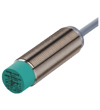 Pepperl&plus;Fuchs Inductive Proximity Metal Barrel Sensor; 18mm; Non-Embeddable; 3.5-30VDC; NC; 2-Wire DC; 2m Potted Cable